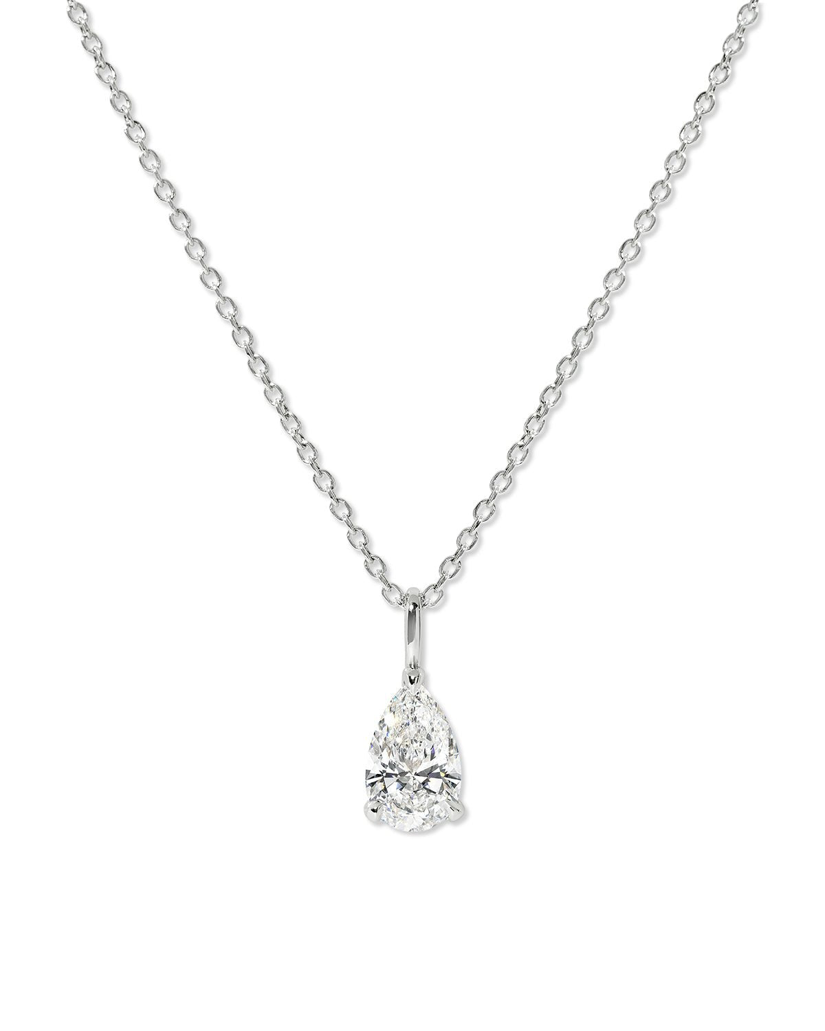 2.04ct F - VS1 Brandi Pear Necklace - PBD Necklaces