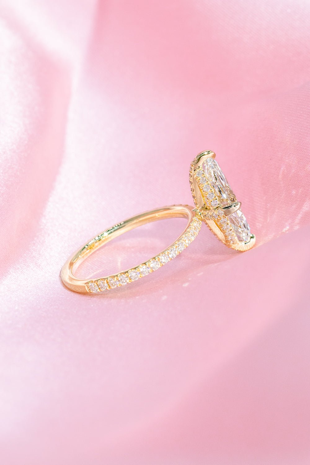 2.04ct F - VS1 Marquise Lab Diamond Shelby - PBD Engagement Rings