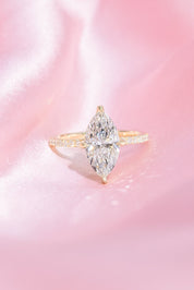 2.04ct F - VS1 Marquise Lab Diamond Shelby - PBD Engagement Rings
