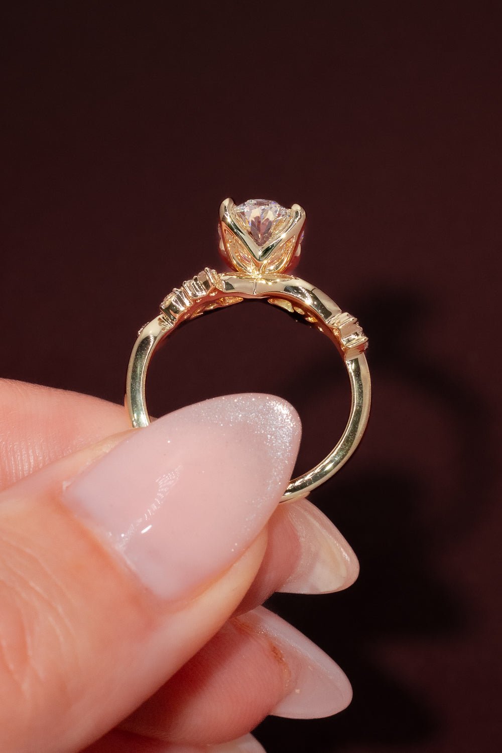 2.04ct F - VS1 Oval Lab Diamond Ariel - PBD Engagement Rings