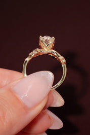 2.04ct F - VS1 Oval Lab Diamond Ariel - PBD Engagement Rings