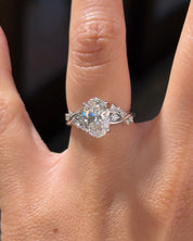 2.04ct F-VVS2 Oval Lab Diamond Ariel - PBD Engagement Rings