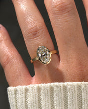 2.04ct F-VVS2 Oval Lab Diamond Georgia - PBD Engagement Rings