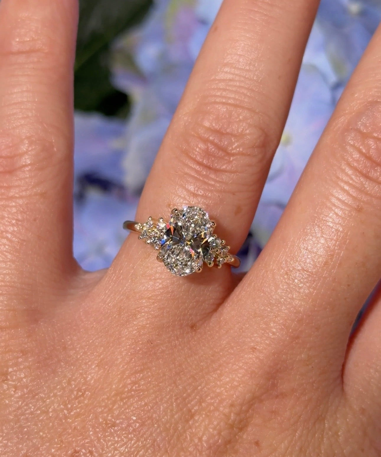 2.05ct D - VS1 Oval Lab Diamond Nova - PBD Engagement Rings