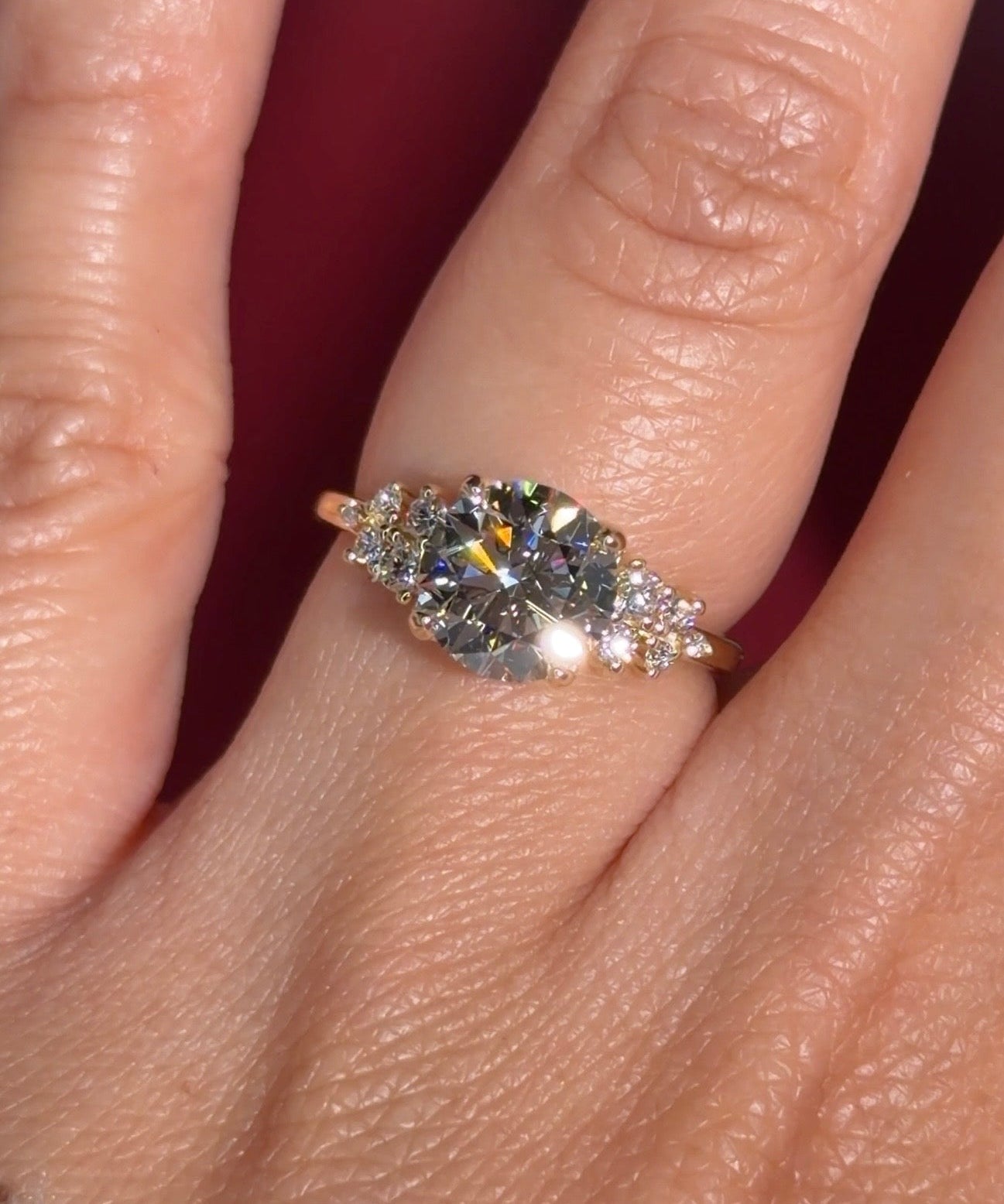 2.05ct D - VVS1 Round Lab Diamond Nova - PBD Engagement Rings