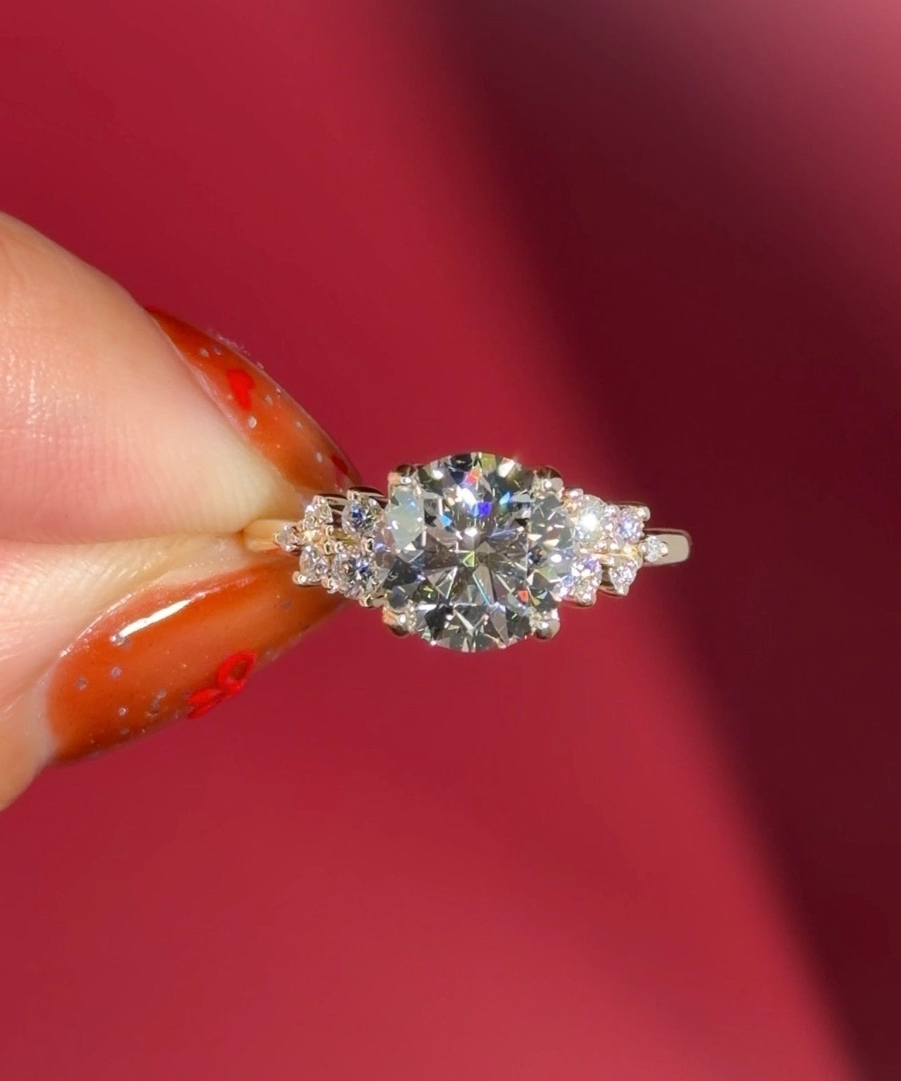 2.05ct D - VVS1 Round Lab Diamond Nova - PBD Engagement Rings