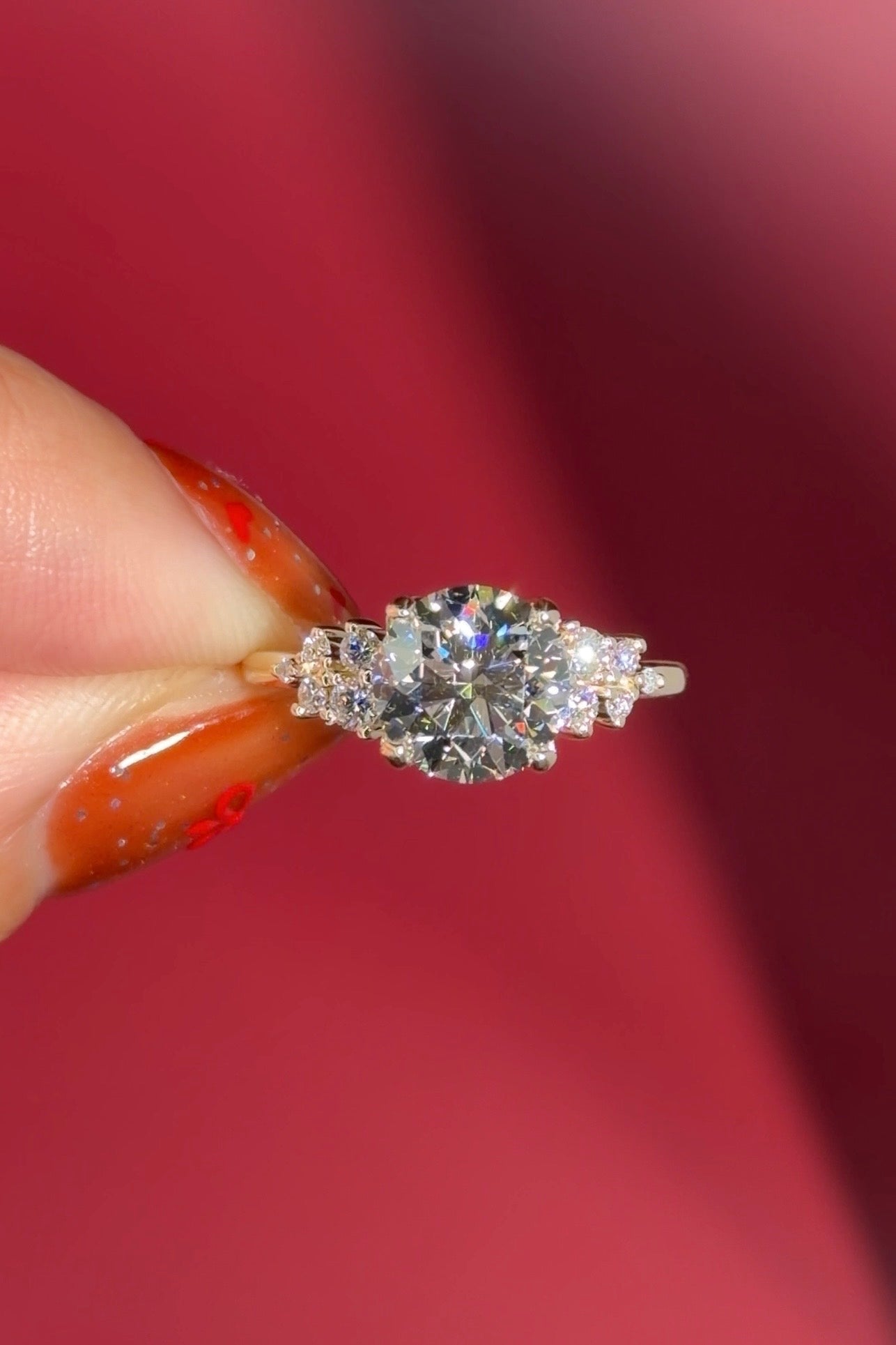 2.05ct D - VVS1 Round Lab Diamond Nova - PBD Engagement Rings