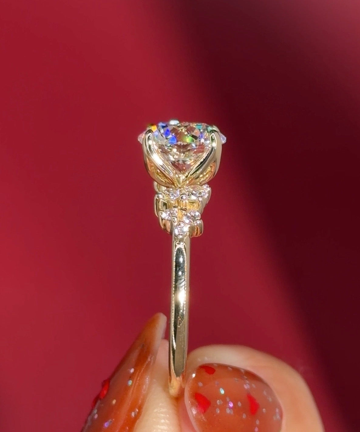 2.05ct D - VVS1 Round Lab Diamond Nova - PBD Engagement Rings