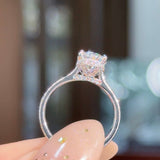 2.05ct E-VS1 Oval Lab Diamond Stella Engagement Rings Princess Bride Diamonds 