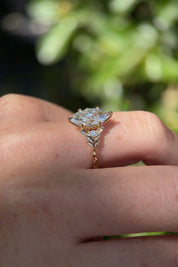 2.05ct F - VS1 Marquise Lab Diamond Arwen - PBD Engagement Rings