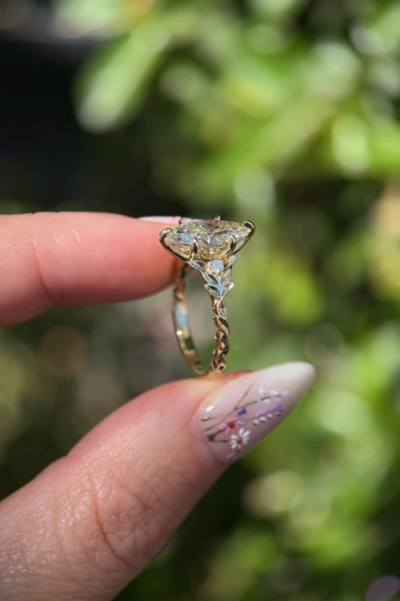 2.05ct F - VS1 Marquise Lab Diamond Arwen - PBD Engagement Rings