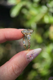 2.05ct F - VS1 Marquise Lab Diamond Arwen - PBD Engagement Rings