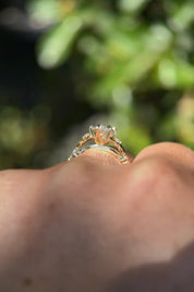 2.05ct F - VS1 Marquise Lab Diamond Arwen - PBD Engagement Rings