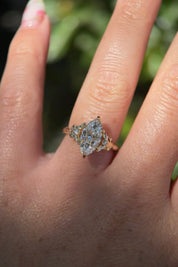 2.05ct F - VS1 Marquise Lab Diamond Arwen - PBD Engagement Rings