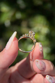2.05ct F - VVS2 Oval Lab Diamond Supernova - PBD Engagement Rings