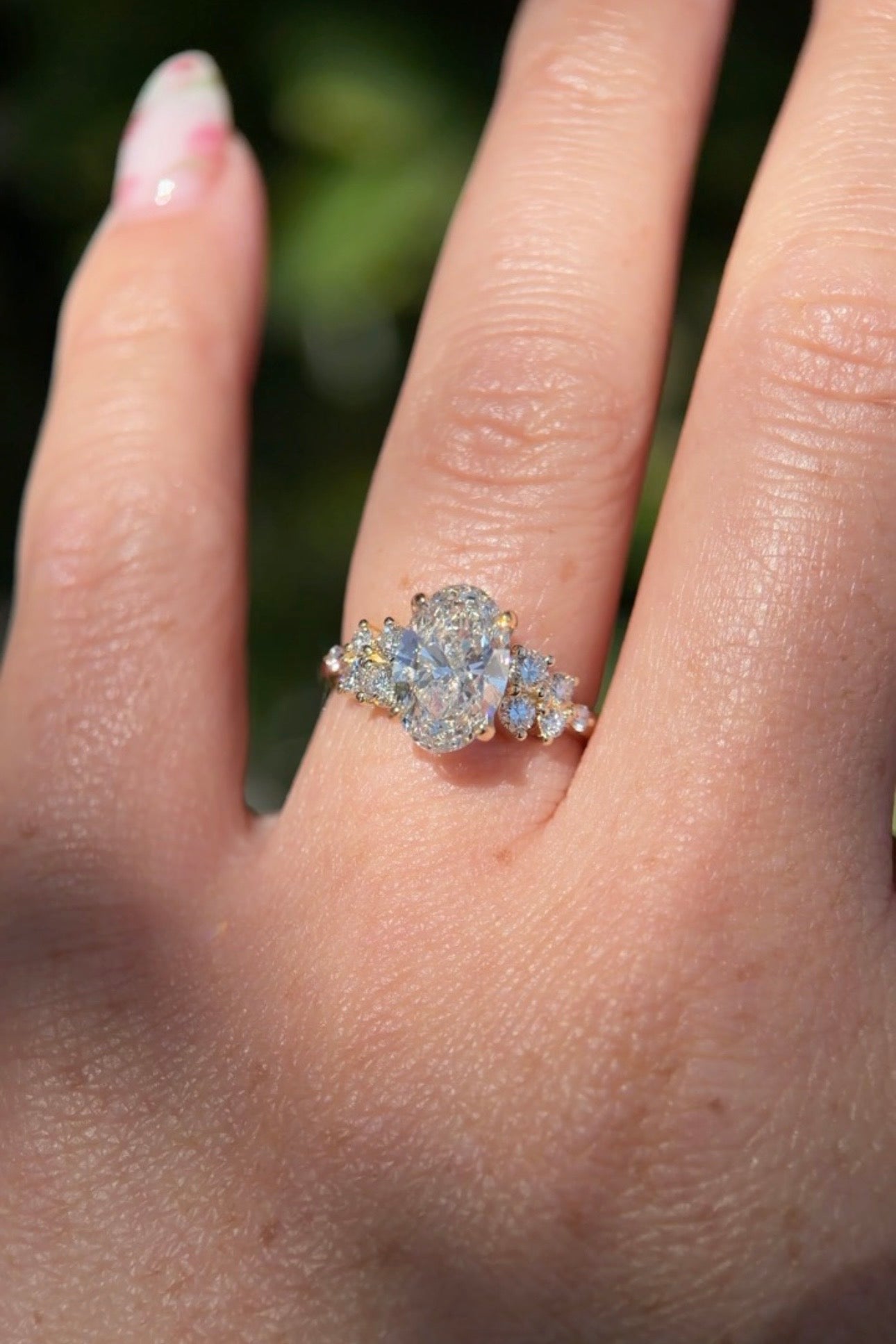 2.05ct F - VVS2 Oval Lab Diamond Supernova - PBD Engagement Rings