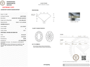 2.06 Carat D - VVS1 Oval Lab Grown Diamond - IGI (125286) - PBD Loose Diamond