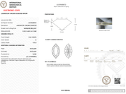 2.06 Carat D - VVS2 Marquise Lab Grown Diamond - IGI (125878) - PBD Loose Diamond