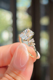 2.06ct D - VS1 Cushion Lab Diamond Nova - PBD Engagement Rings