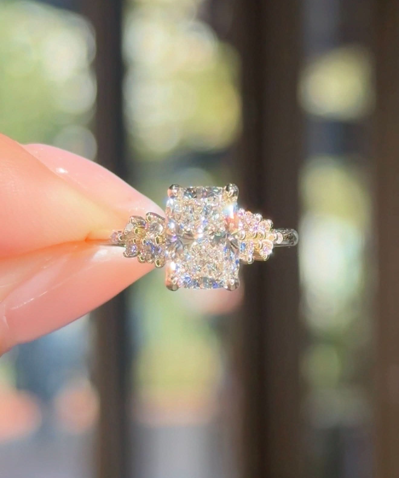 2.06ct D - VS1 Cushion Lab Diamond Nova - PBD Engagement Rings