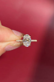 2.06ct D - VS1 Oval Lab Diamond Michelle - PBD Engagement Rings