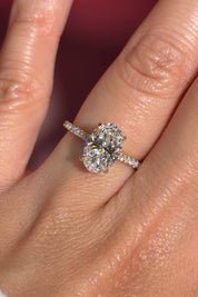 2.06ct D - VVS2 Oval Lab Diamond Stella - PBD Engagement Rings