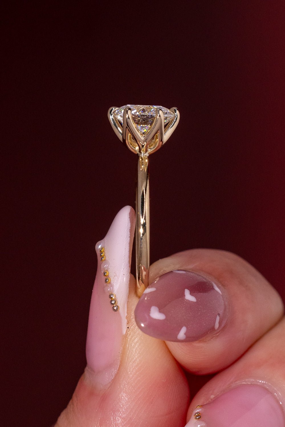 2.06ct E - VS1 Round Lab Diamond Caraline - PBD Engagement Rings