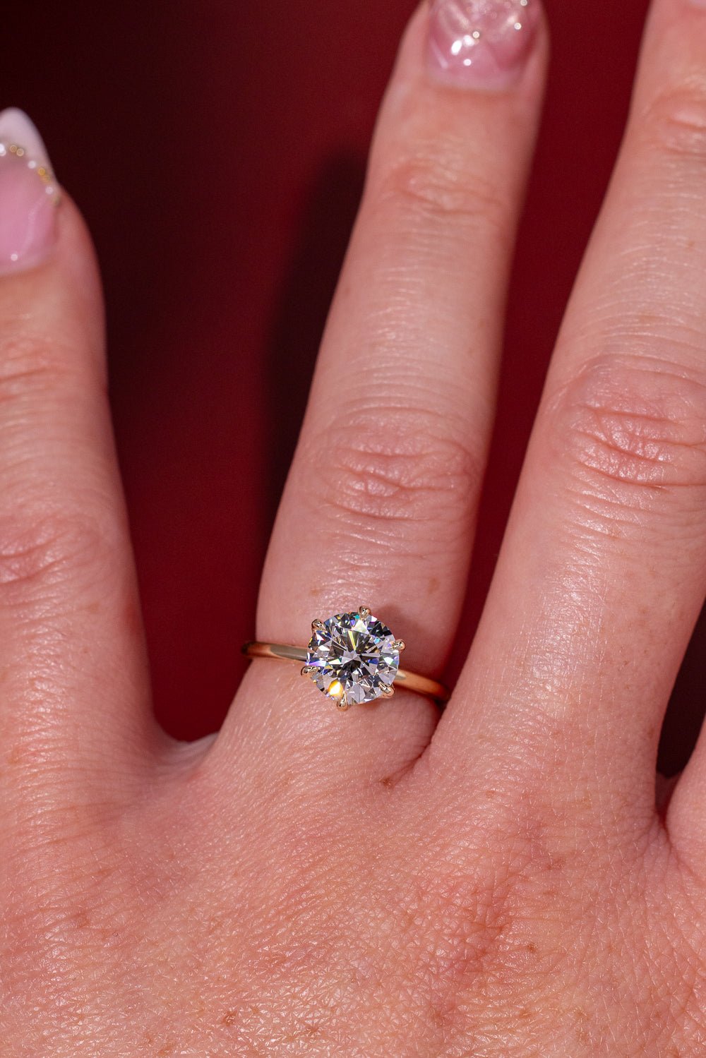 2.06ct E - VS1 Round Lab Diamond Caraline - PBD Engagement Rings