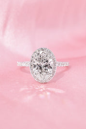 2.06ct E - VVS2 Oval Lab Diamond Angela - PBD Engagement Rings