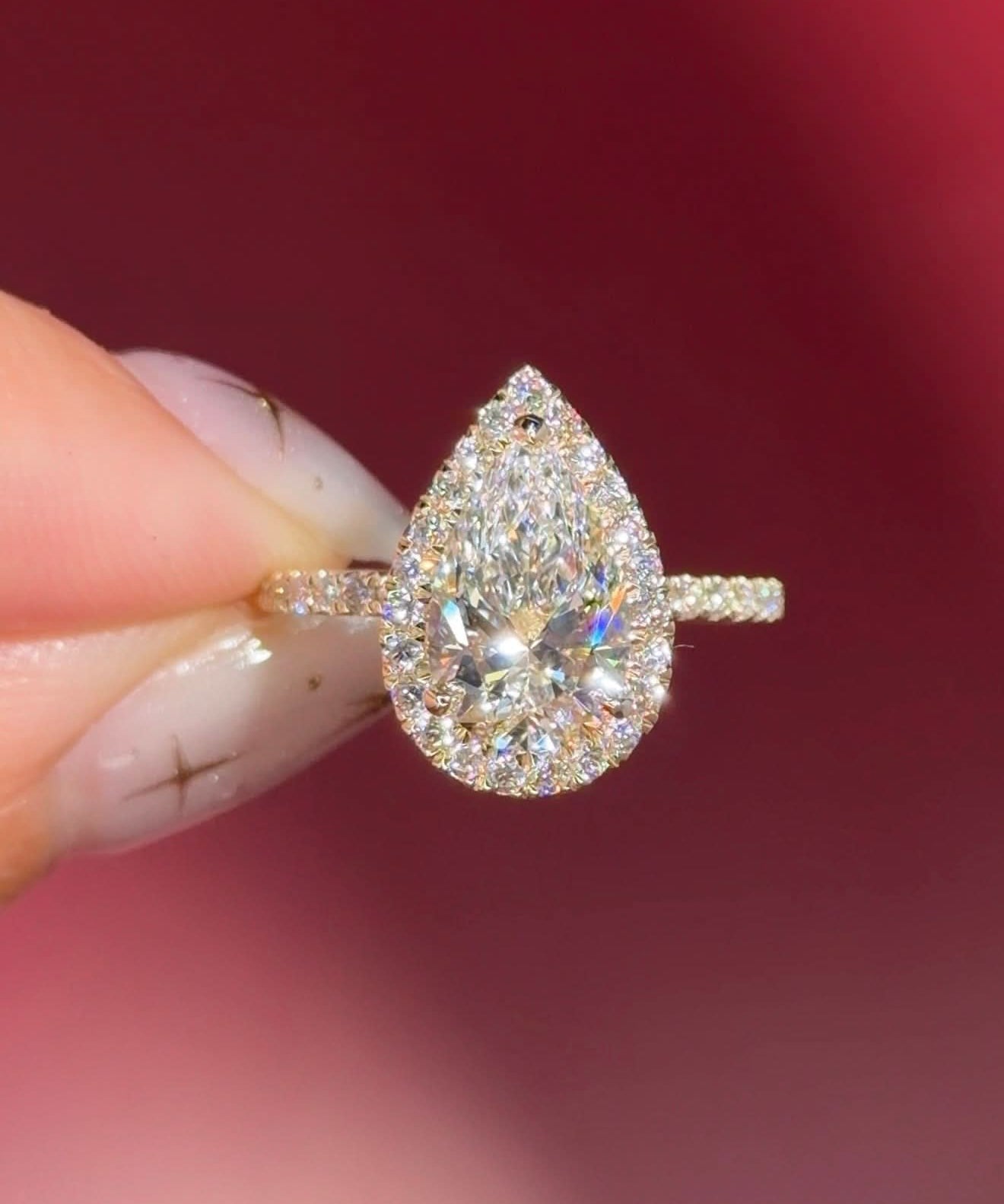 2.07ct D - VS1 Pear Lab Diamond Leilani - PBD Pending