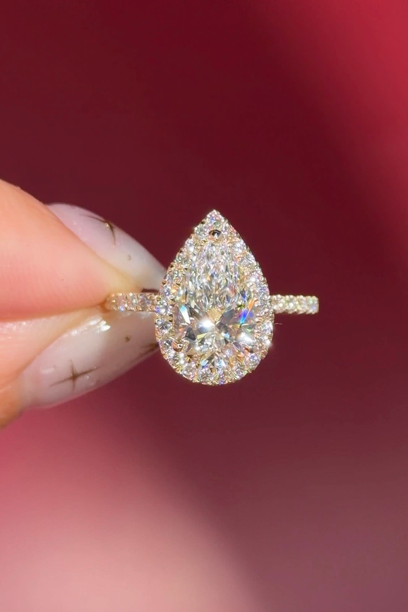 2.07ct D - VS1 Pear Lab Diamond Leilani - PBD Pending