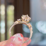 2.07ct E-VVS2 Heart Lab Diamond Nova Engagement Rings Princess Bride Diamonds 