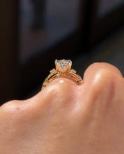 2.08ct D-VS1 Pear Lab Diamond Arwen - PBD Engagement Rings