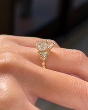 2.08ct D-VS1 Pear Lab Diamond Arwen - PBD Engagement Rings