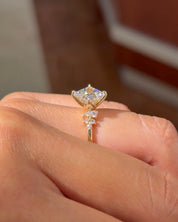 2.08ct D - VS1 Princess Lab Diamond Nova - PBD Engagement Rings