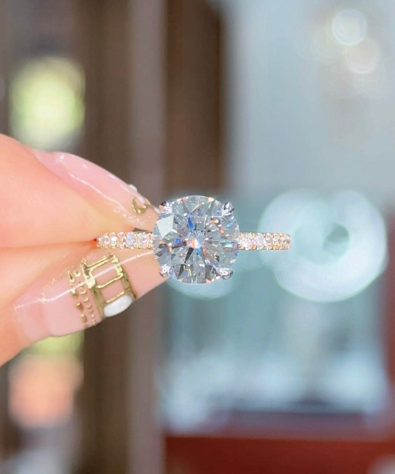 2.08ct D - VS1 Round Lab Diamond Stephanie - PBD Engagement Rings