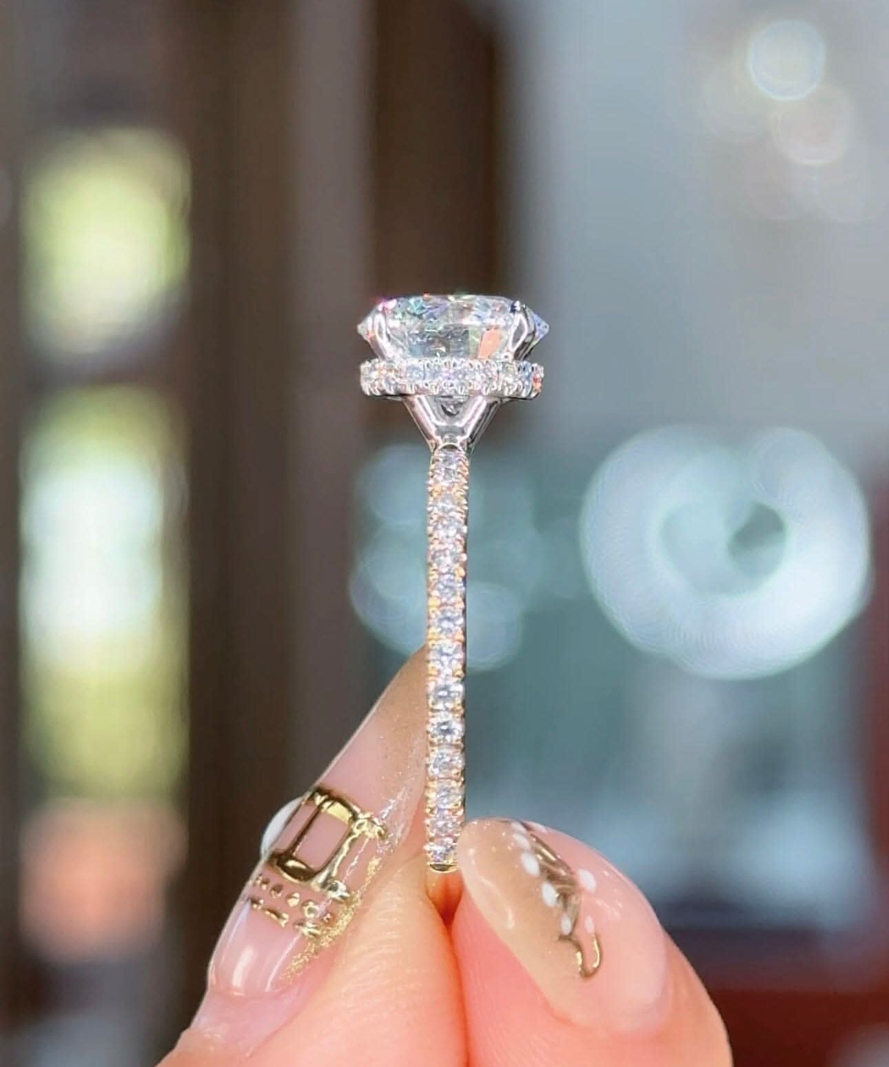 2.08ct D - VS1 Round Lab Diamond Stephanie - PBD Engagement Rings