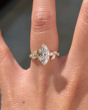 2.09ct D-VS1 Marquise Lab Diamond Sage - PBD Engagement Rings