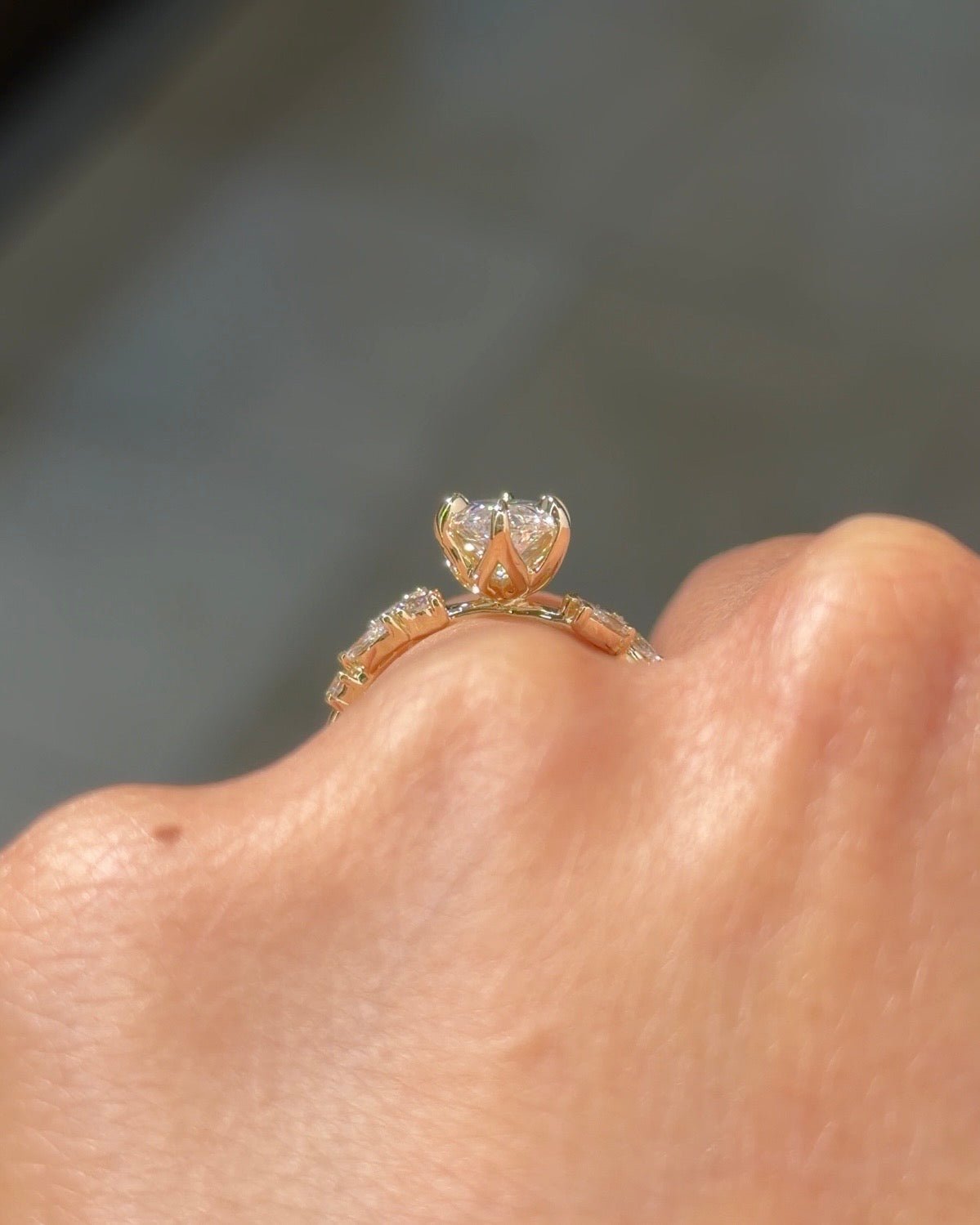 2.09ct D-VS1 Marquise Lab Diamond Sage - PBD Engagement Rings