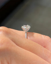 2.09ct D-VS1 Round Lab Diamond Samantha - PBD Engagement Rings