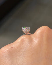 2.09ct D-VS1 Round Lab Diamond Samantha - PBD Engagement Rings