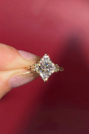 2.09ct D - VVS2 Marquise Lab Diamond Arwen - PBD Engagement Rings