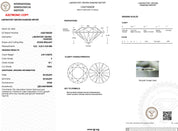 2.09ct E-VS1 Round Lab Diamond Stephanie Engagement Rings Princess Bride Diamonds 