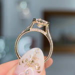 2.09ct E-VVS1 Radiant Lab Diamond Casey Engagement Rings Princess Bride Diamonds 