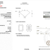 2.09ct E-VVS1 Radiant Lab Diamond Casey Engagement Rings Princess Bride Diamonds 