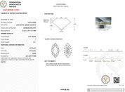 2.09ct F - VS1 Marquise Lab Diamond Petite Gracie - PBD Engagement Rings