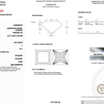 2.09ct F-VS1 Princess Lab Diamond Ava Engagement Rings Princess Bride Diamonds 