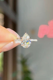 2.09ct F - VVS2 Pear Lab Diamond Kayla - PBD Engagement Rings