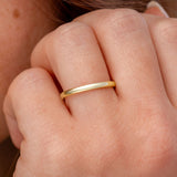 2.0mm High Polish Band Rings Princess Bride Diamonds 