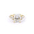 2.0mm Meghan Cushion Engagement Rings Princess Bride Diamonds 